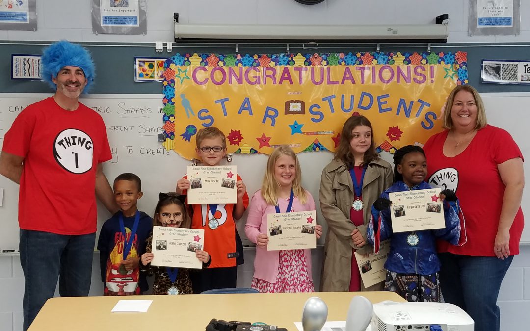 Congratulations October Star Students!